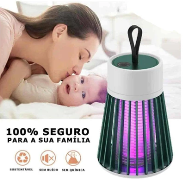 SafeLightʷᶠ - Lâmpada UV Contra Mosquitos da Dengue